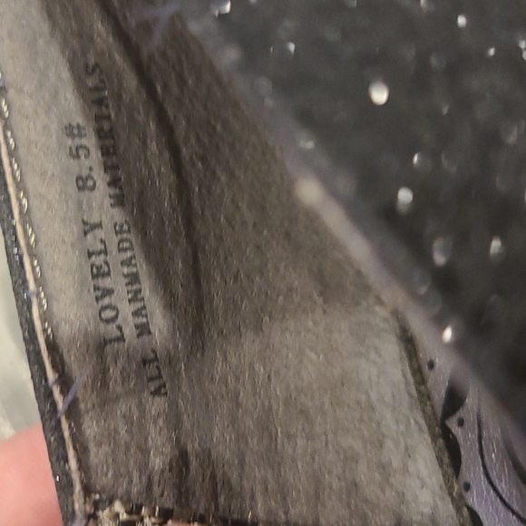 Dollhouse Sparkly Black platform Heels - Picture 8 of 8